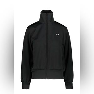 Comme Des Garçons
heart print zipped sweatshirt